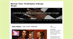 Desktop Screenshot of boogiewoogiemarshall.com